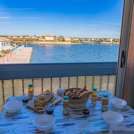 Appartamento Le Marina Blue Vista - Vue Etang - Place De Parking Privé - à 5 Min - Climatisation - Wifi Le Barcarès