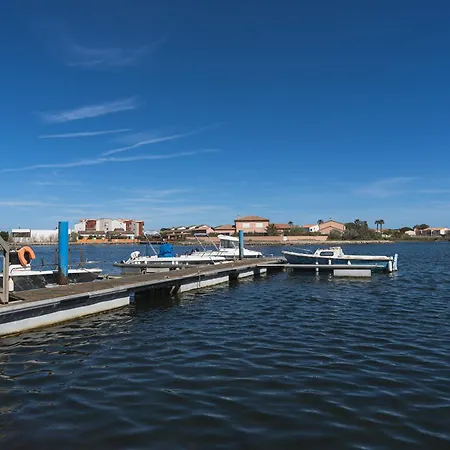 Appartamento Le Marina Blue Vista - Vue Etang - Place De Parking Privé - à 5 Min - Climatisation - Wifi Le Barcarès